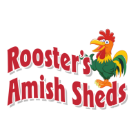 Rooster's Amish Sheds Logo
