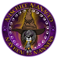 Mischief Managed Mayhem to Manners Logo
