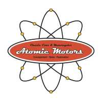 Atomic Motors Classic Cars & Motorcycles Logo