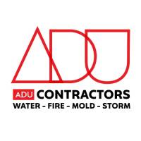 ADU Water Fire Mold Storm Logo