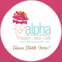 Alpha Desserts Juice Cafe Logo