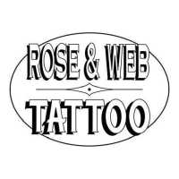Rose & Web Tattoo Logo