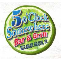 5 o'Clock Somewhere Bar - Miramar Beach Logo