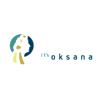 It's Oksana Logo