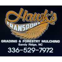 Hawk's Transport Grading and Forestry Mulching Logo