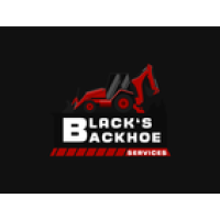 Black's Backhoe Service Logo