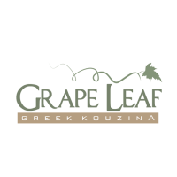 Grape Leaf Greek Kouzina Logo