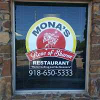 Monaâ€™s Rose of Sharon Restaurant Logo