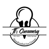 JT's Creamery Ice Cream Shop Logo