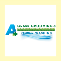 A + Grass Grooming & Power Washing Logo