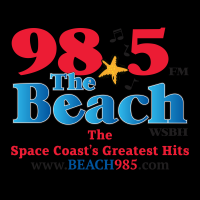 98.5 The Beach Logo