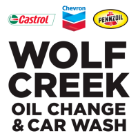 Wolf Creek Oil Change & Car Wash Logo