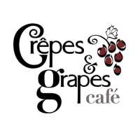 CreÌ‚pes & Grapes CafeÌ Logo