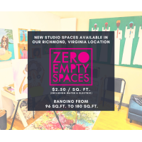 Zero Empty Spaces #28 - Richmond, VA (Artist Studios) Logo