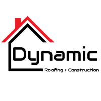 Dynamic Roofing and Construction Logo