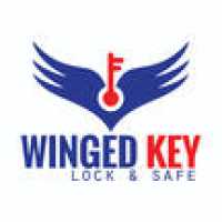 Winged Key Lock & Safe Logo