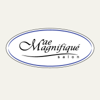 Mae MagnifiquÃ© Hair Salon Logo