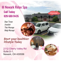 M Newark Relax Spa Logo