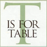 T is for Table Logo
