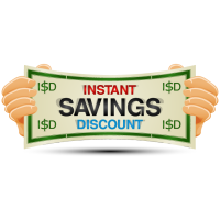 Instant Savings Discount Logo