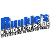 Runkle's Custom Pools & Spas Logo