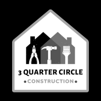 3 Quarter Circle Construction Logo
