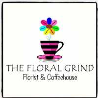The Floral Grind Florist And Coffeehouse Logo