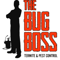 The Bug Boss Termite And Pest Control Logo