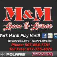 M & M Lawn & Leisure Logo