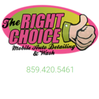 The RIGHT CHOICE Mobile Detailing and Wash Logo