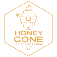 The Honeycone Ice Cream Social Logo
