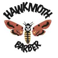 Hawkmoth Barber Logo