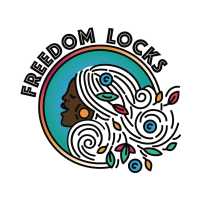 Freedom Locks featuring Sisterlocks mobile salon Logo