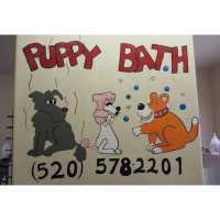 A Puppy Bath Pet Grooming Salon Logo