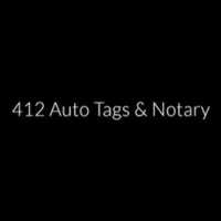 412 Auto Tags & Notary Logo