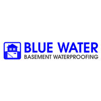 Blue Water Basement Waterproofing Logo