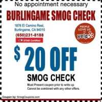 Burlingame Smog Check Logo