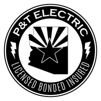 P and T Electric Logo
