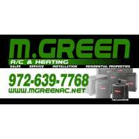M. Green A/C and Heating, LLC. Logo