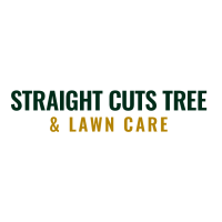 Straight Cuts Tree & Lawn Care Logo