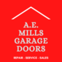 A E Mills Garage Doors Logo