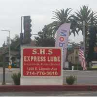 S.H.S EXPRESS LUBE Logo
