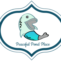 Peaceful Pond Place Sweets Shop Logo