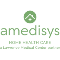 Amedisys Home Health Care, a Lawrence Medical Center Partner Logo