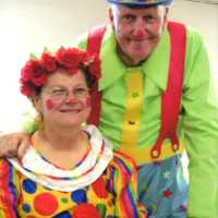 Mr. and Mrs. Glory Clown Logo