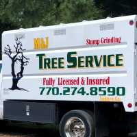M & J Tree Service and Stump Grinding Logo