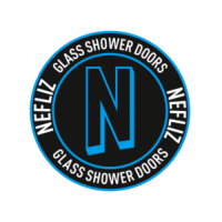 Nefliz Glass Shower Doors Logo