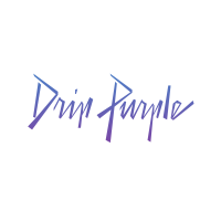 Drip Purple Vintage Logo
