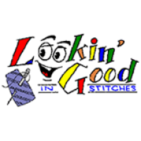 Lookin' Good In Stitches Logo