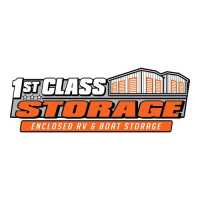1st Class Boat and RV Storage Logo